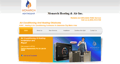Desktop Screenshot of monarchairokc.com